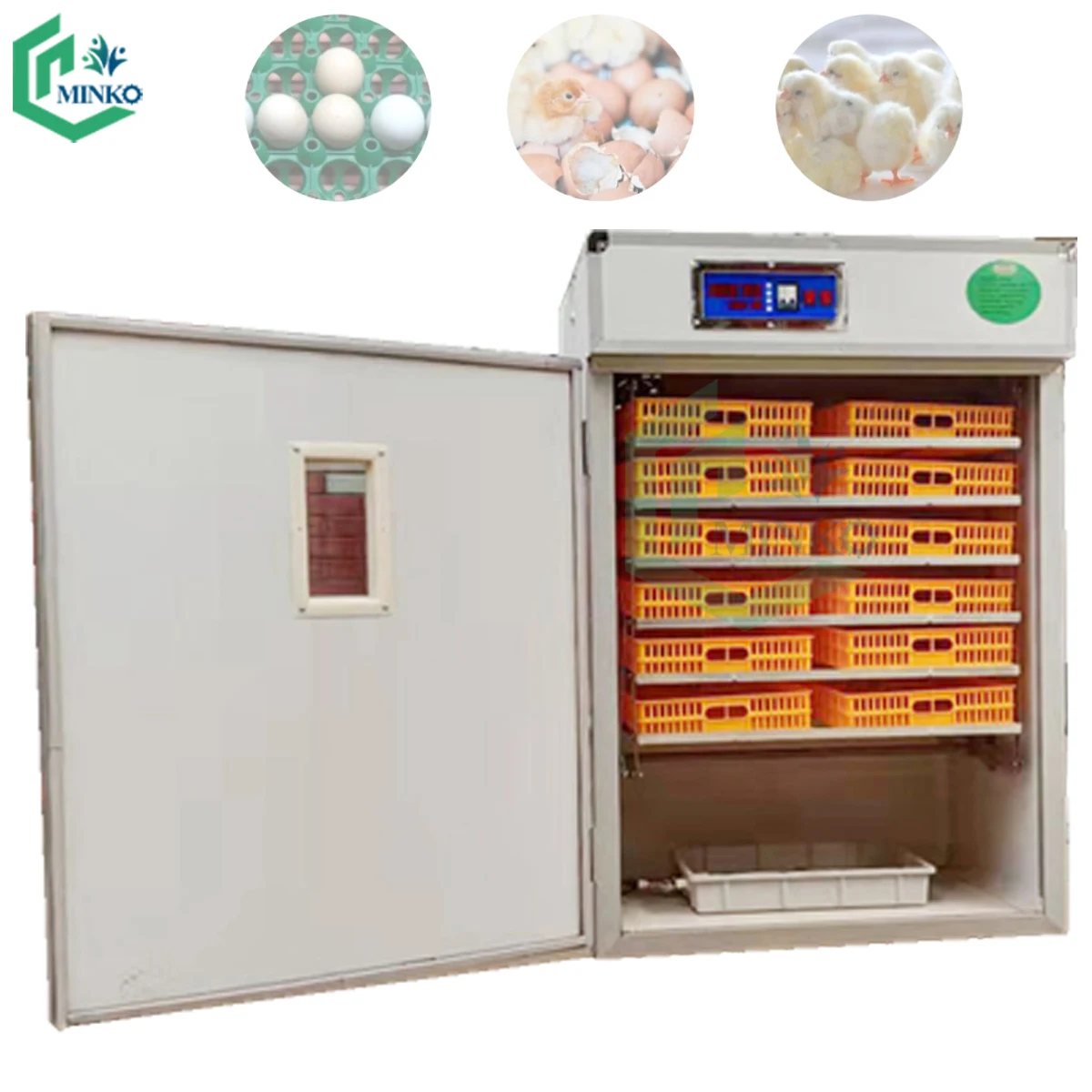 Full automatic chicken egg incubator sale chicken incubator hatching machine incubator  chicken duck goose quail eggs incubator