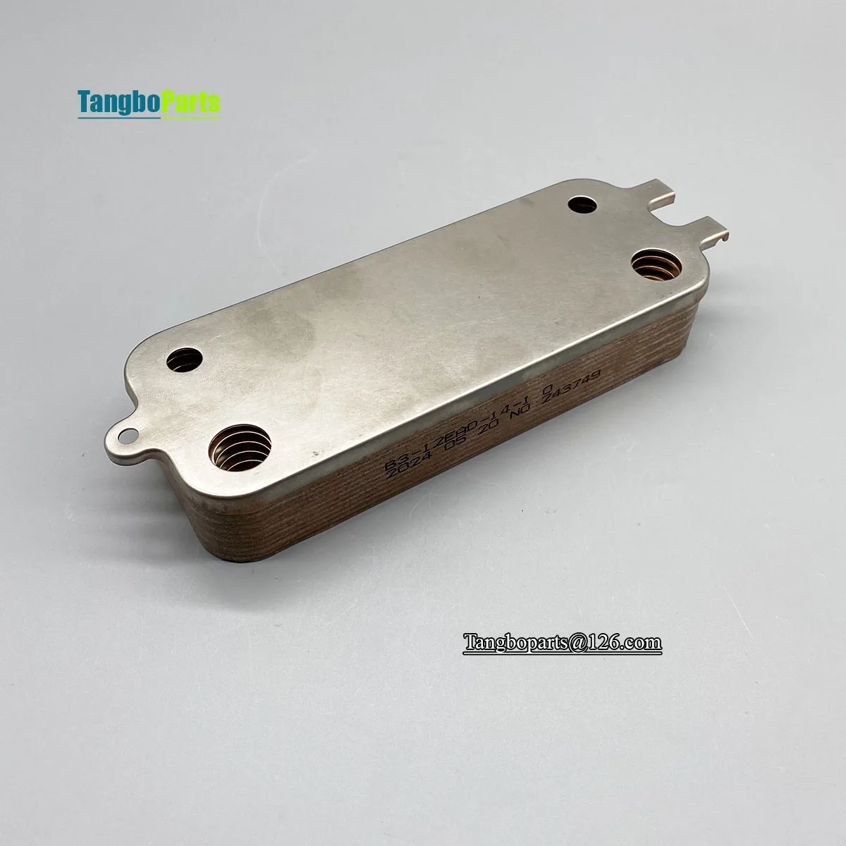 Boilers Furnace Spare Parts Parallel Flow Secondary Heat Exchanger 14-Plates Plate Heat Exchanger For Bosch Gas Boilers Replace
