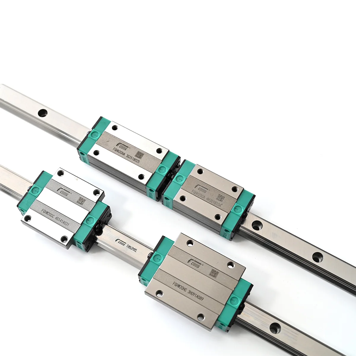 FGHW20CC Flange Extended Slider High Rigid CNC Industrial Linear Guide Seat High Assembly Best Selling Fast Delivery