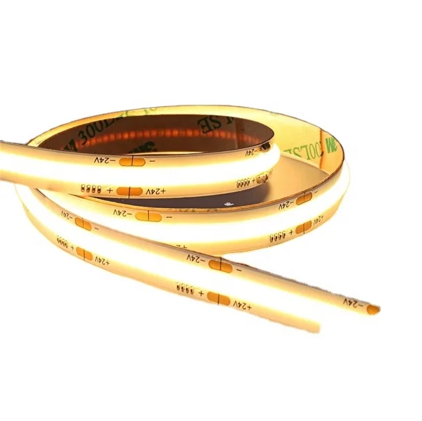 
 Флип-чип Winfly на гибкой плате, 24 В, 2700K, 3000K, 4000K, 6000K, белая силиконовая трубка, гибкий брелок, Светодиодная лента COB  