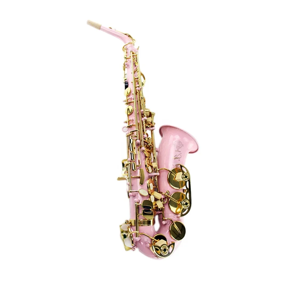SEASOUND OEM High Quality Cheap Pink White Lacquer Alto Saxophone JYAS102DPWL