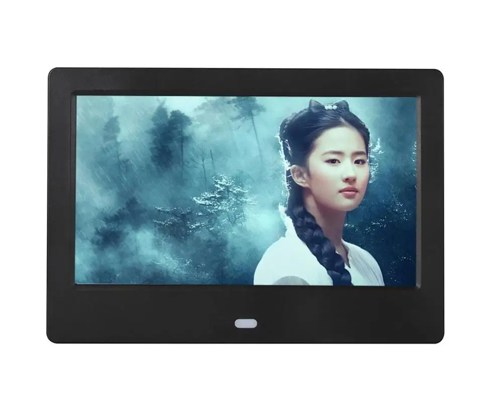 Цифровая фоторамка 7 дюймов музыка воспроизведение видео 7 дюймов ЖК-рекламный плеер для рекламы