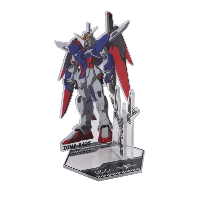 wholesale sources customized cartoon characters toys kids Gundam model kit Bandai acrylic standees anime for gift decorate