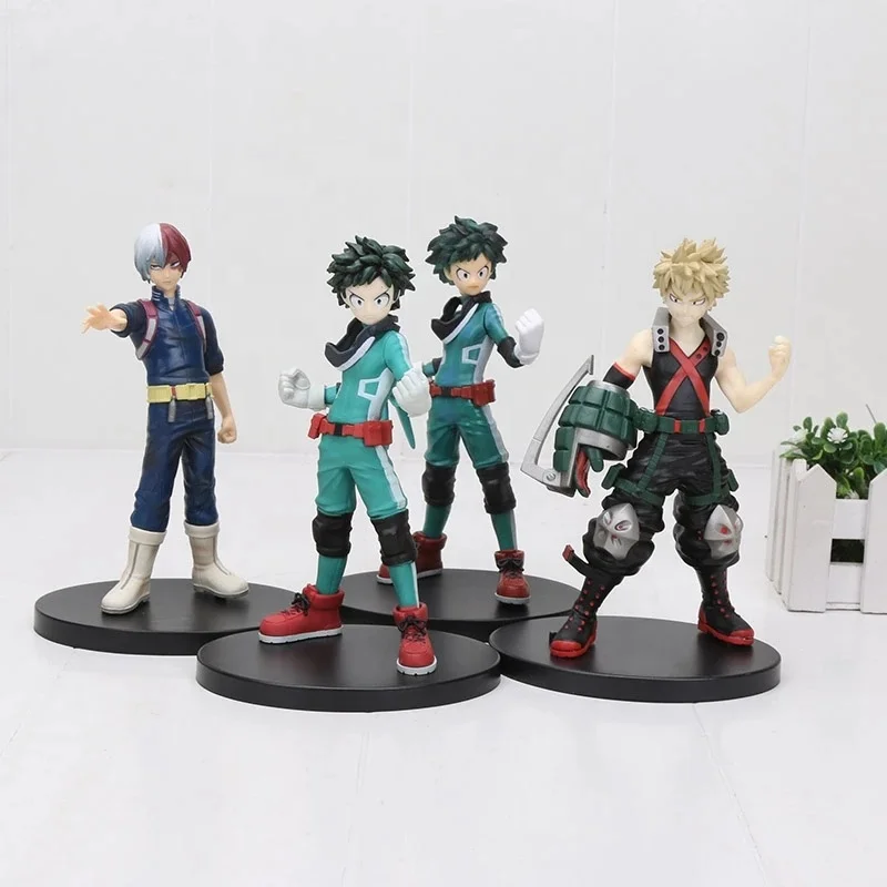 15CM Bakugou Katsuki Action Figures PVC Toys DXF Todoroki Shoto My Hero Academia Midoriya Izuku 1 Generation Anime Figure