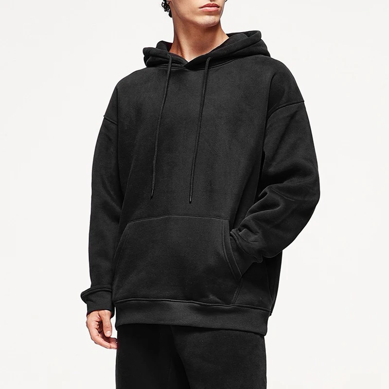 High Quality S-3XL Sportswear men Causal Pullover Blank Sweatsuit Pants Autumn Oversized Cotton  Tracksuit Set mens suits