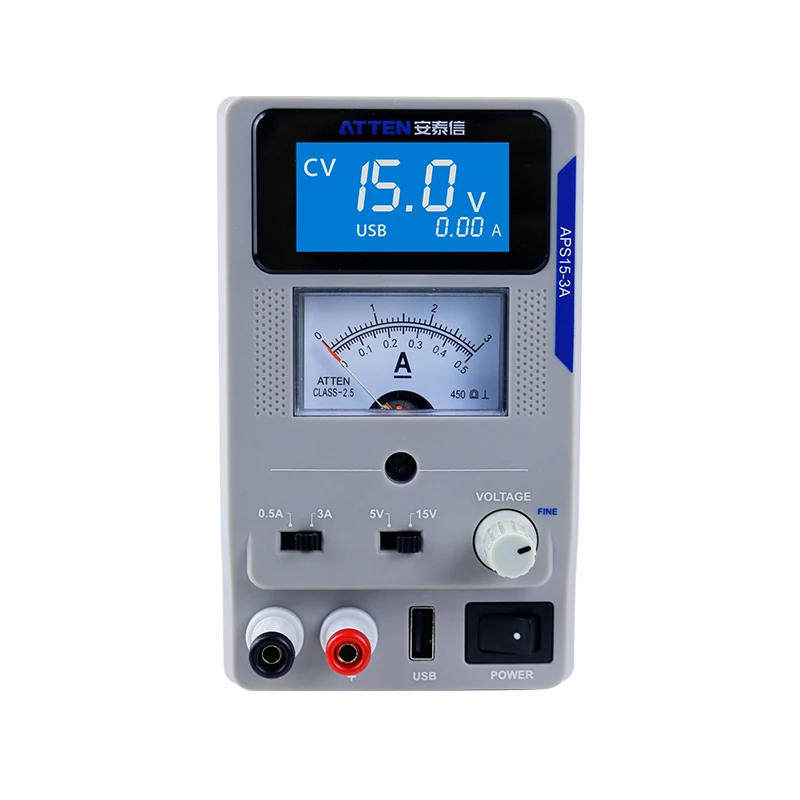 
ATTEN USB 3 in 1 Hot Air BGA Rework Station 1000W for iPhone with DC Power Supply 