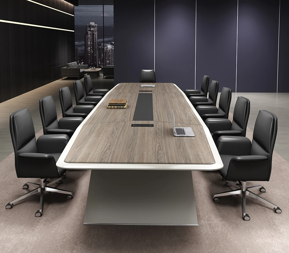 Factory Wholesale Solid Wood Conference Room Table Office Furniture Big Size Conference Table