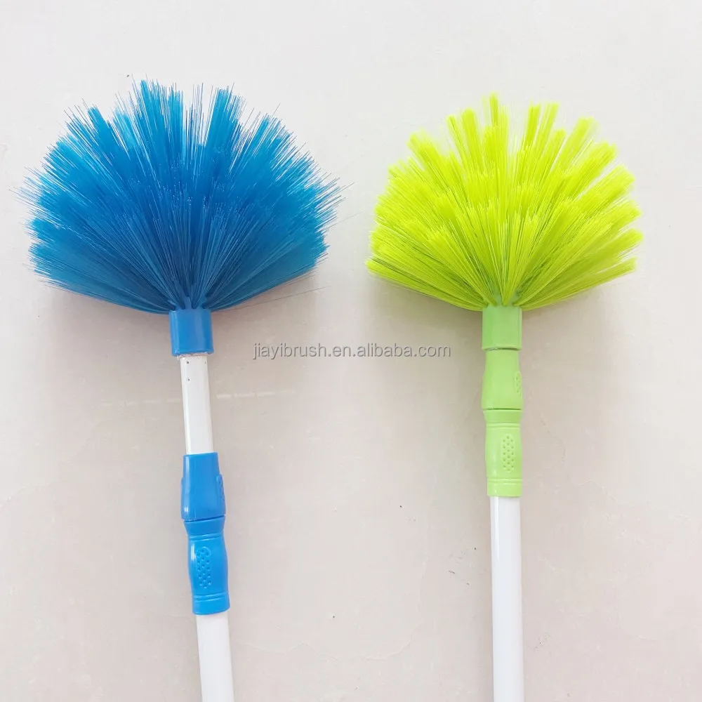 Round Ceiling fan Broom Ceiling Brush Sweep Spider Web for Indoor Outdoor Use