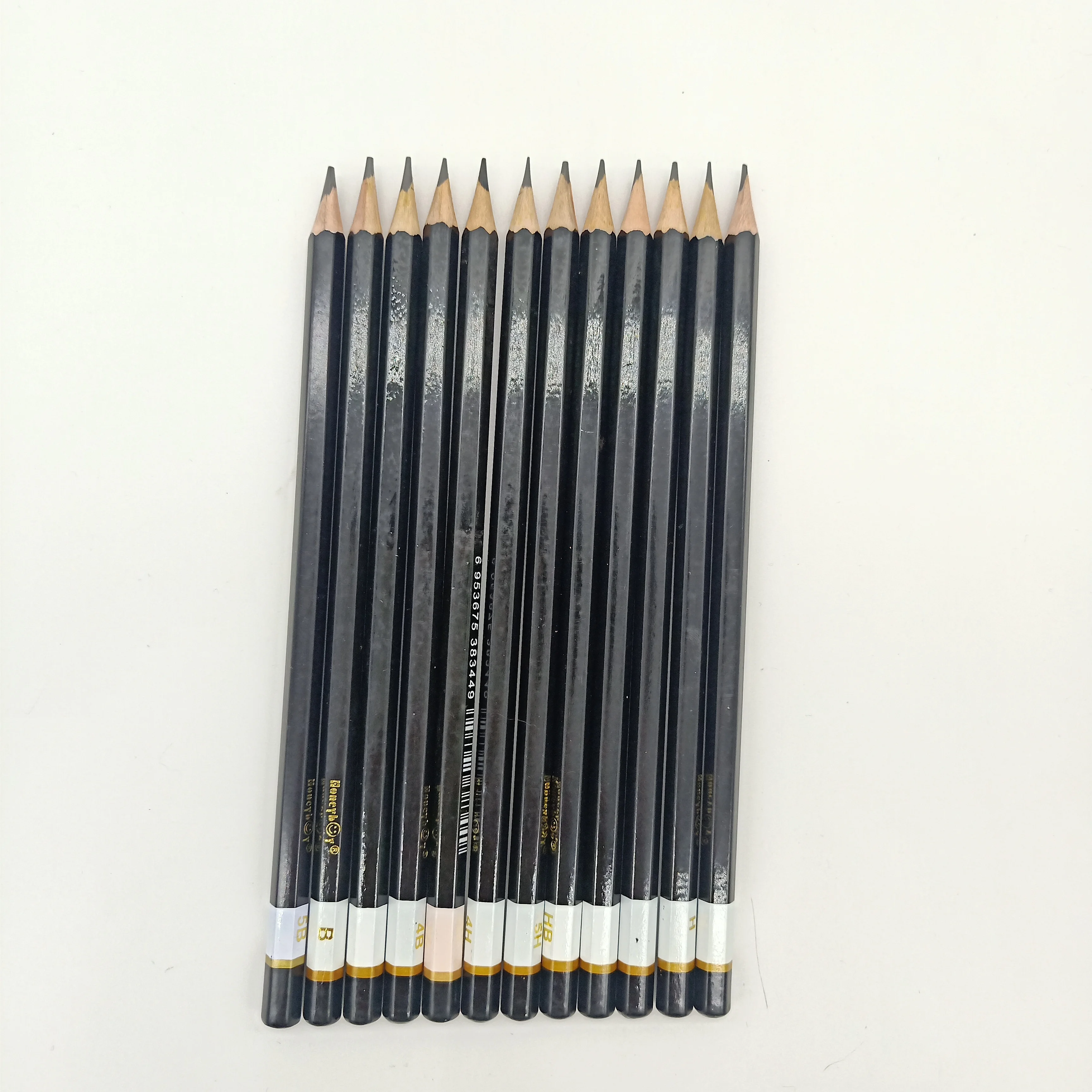 
eco friendly pencils 12pcs design customized wooden drawing sketch pencil kit 