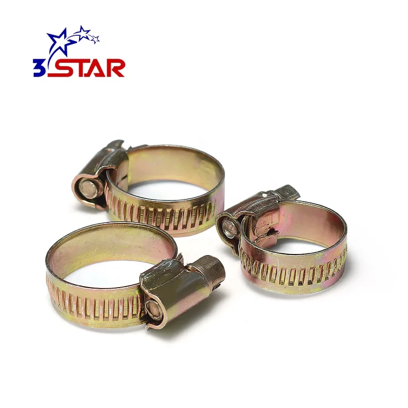 stainless steel British hose clamp for pipe connection