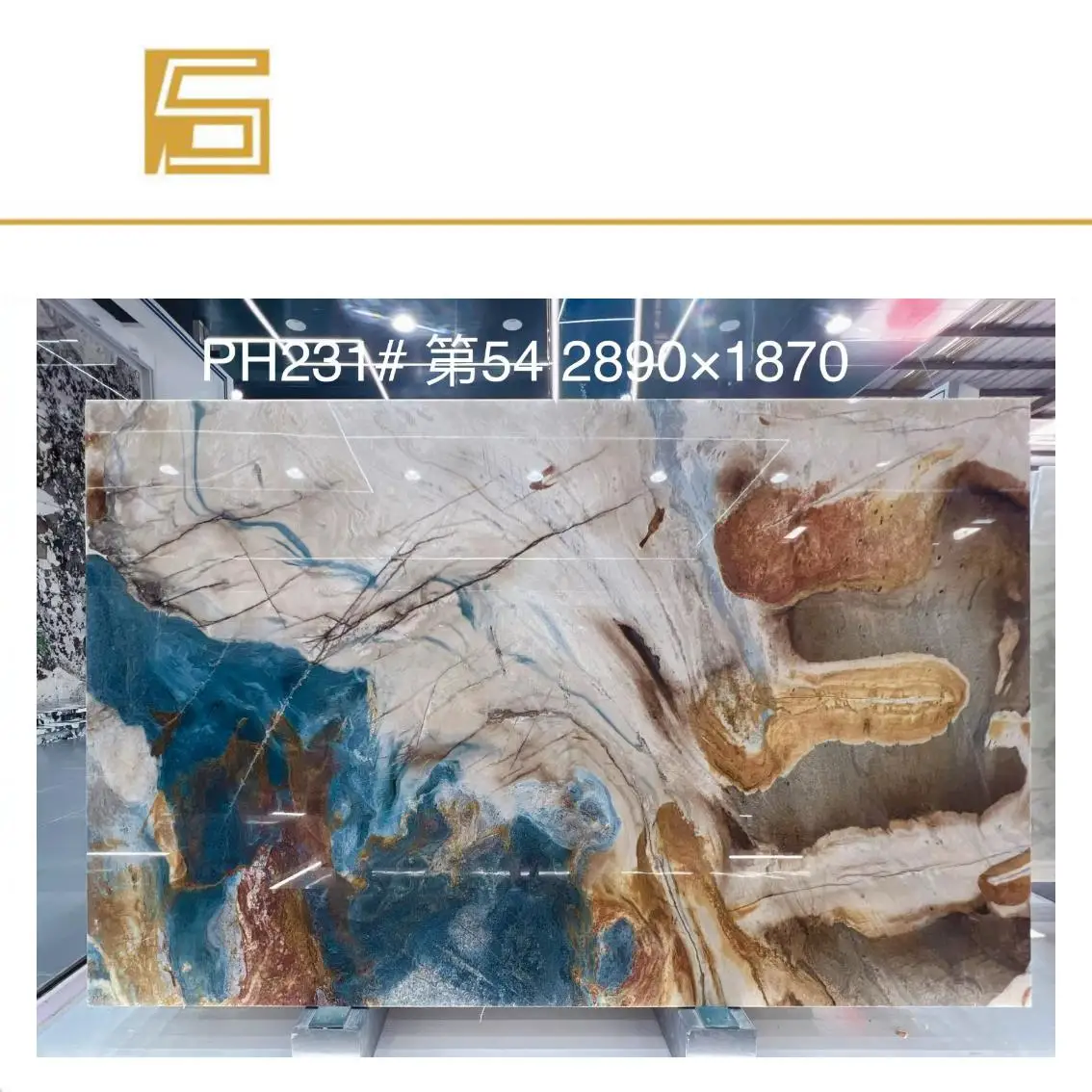 Уникальная мраморная плитка синий и коричневый фон настенная панель цена натуральный мрамор