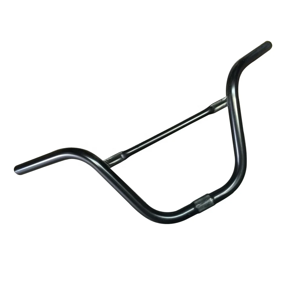 Customized High Quality Black Powder Coating Midschool vintage Metal Bike Handlebars