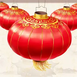40cm 60cm 80cm 100cm Traditional Festival Nylon Chinese New Year Decoration For Decoration