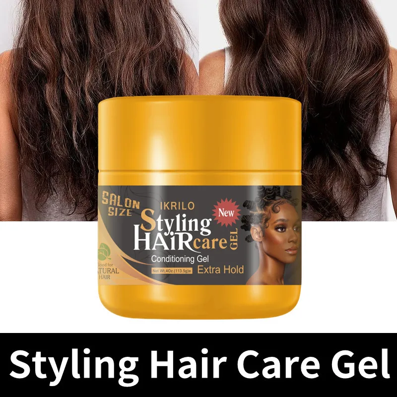 Factory Price Hair Wax Twist Braiding Hair Gel Extreme Hold Glitter Shine Jam Gel And Braiding Gel