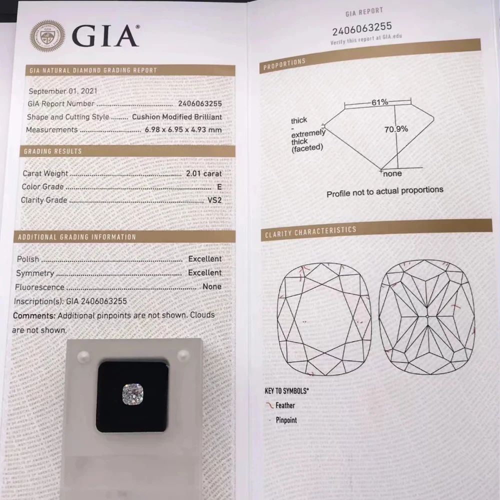 Factory Wholesale GIA IGI Certified VVS1 VVS2 Princess Emerald Radiant Cut CVD Loose Lab Grown Diamond 1ct 2ct 3ct 4ct 5ct 10ct