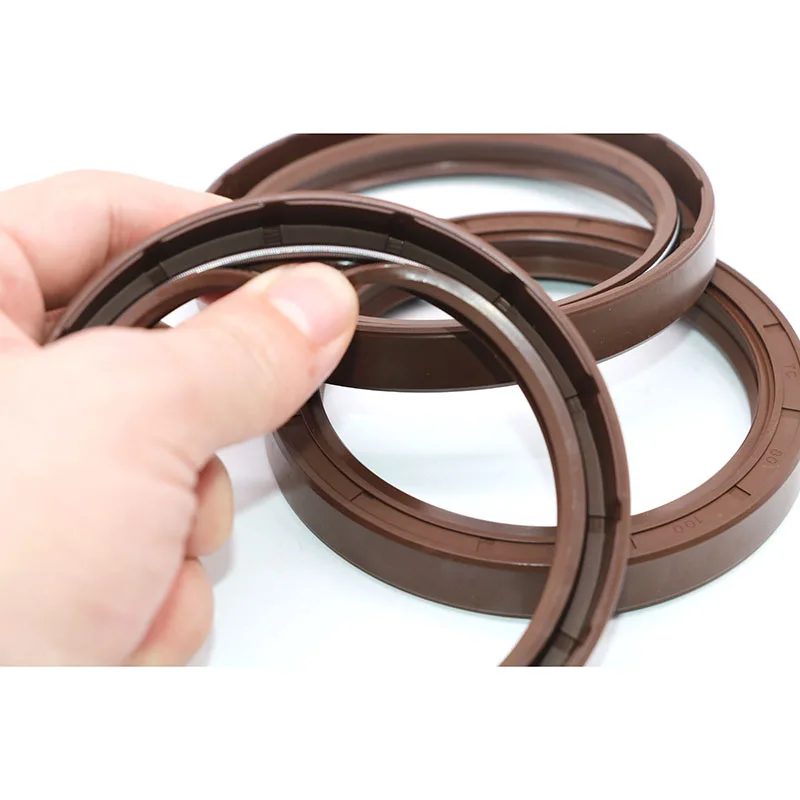 qualified manufacturer pos gearbox FKM+spring rotary shaft TC TCN oil seal