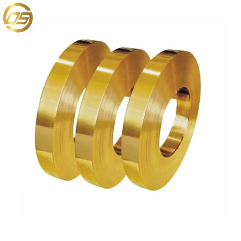 Export high quality 1mm 2mm C11000 C12000 C2680 C19010 alloy brass coil/tape for mechanical manufacturing