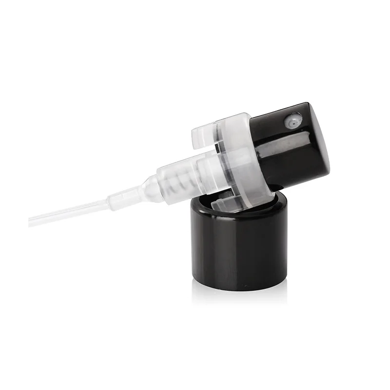 FEA15 color customized easy perfume crimp pump aluminum perfume snap on fine mist sprayer with collar