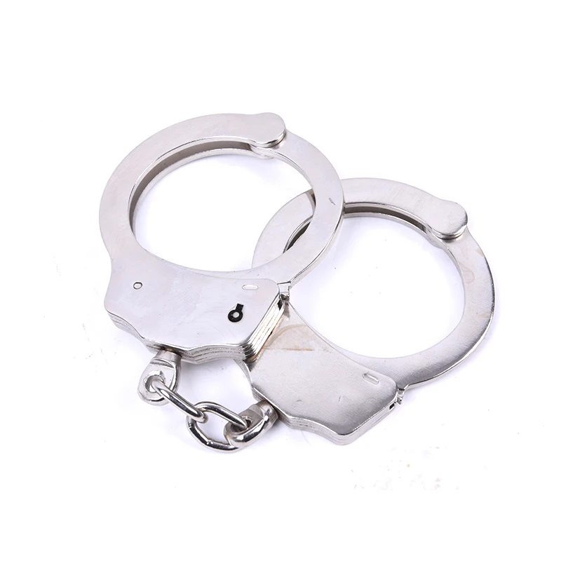 issued double locking design carbon steel  handcuffs