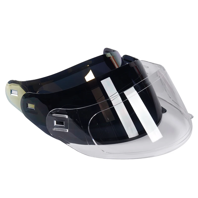 Hot Sale Multiple Choice Of Mirror Colors Clear Universal Motor Helmet Visor For Full Face Motorcycle Helmet