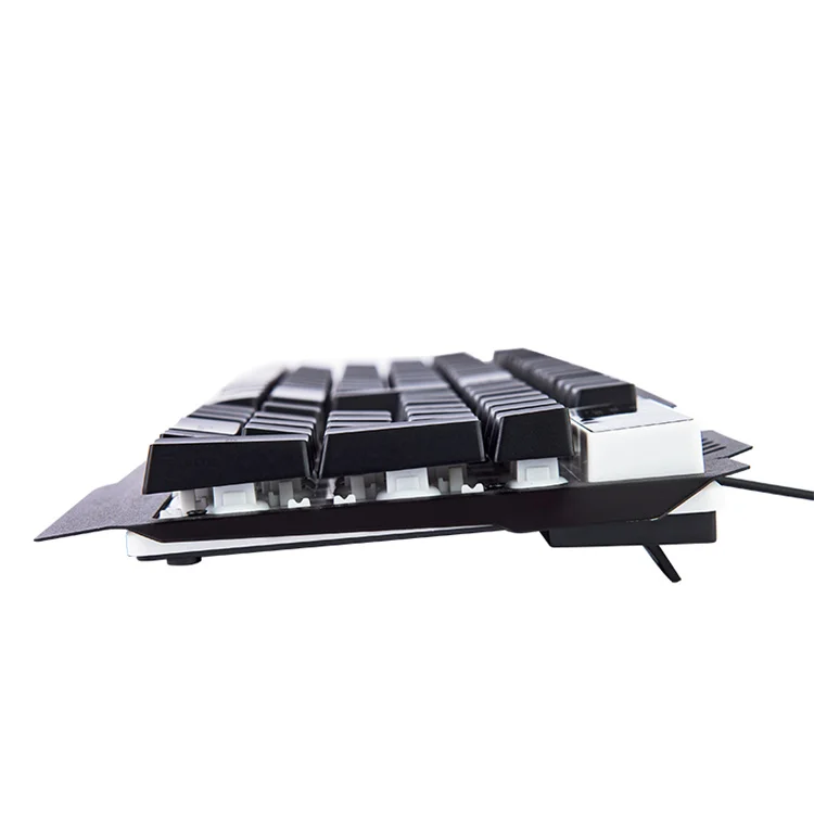 CM100 High quality cheap Led crack glow gaming mouse mechanical keyboard combo custom LOGO for game players mechanical keyboard