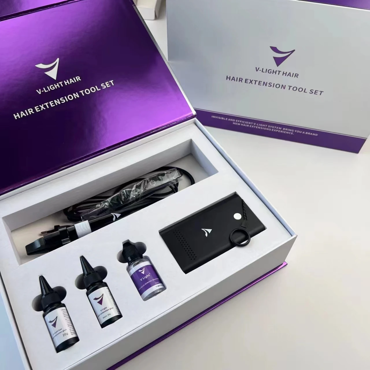 a 2024 New Arrival Supply V Light Technology Hair Extension Machine High-tech Tool For Human Hair Extensions