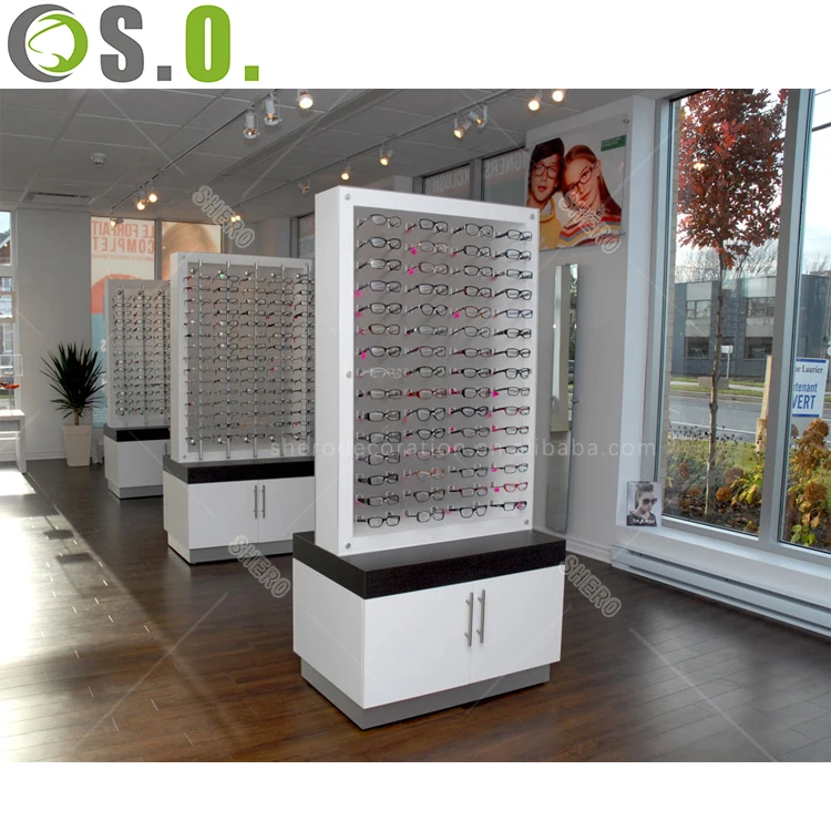 Optical Shop Interior Design Eyeglass Showcase Optical Store Display Furniture