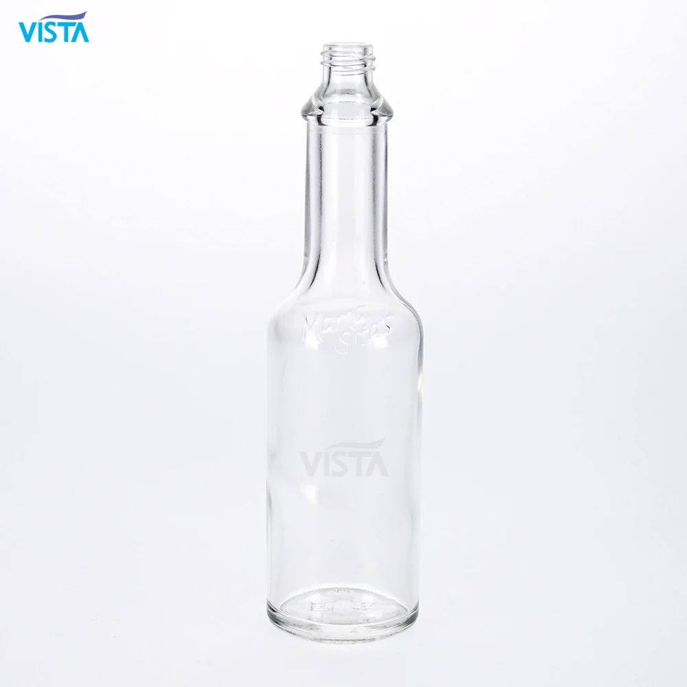 Hot Sale Custom Label Sticker Glass 5oz Chili Hot Sauce Bottles with Screw Lid