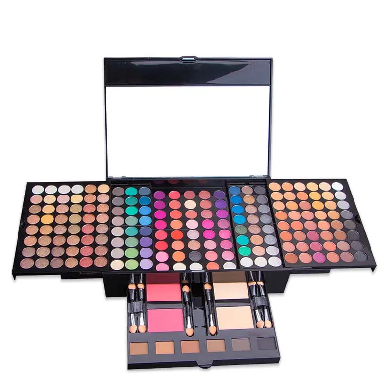 No Brand 194 Color Neon Eyeshadow Palette Highly Pigmented Private Label Makeup Powder Eye Shadow Cosmetics OEM