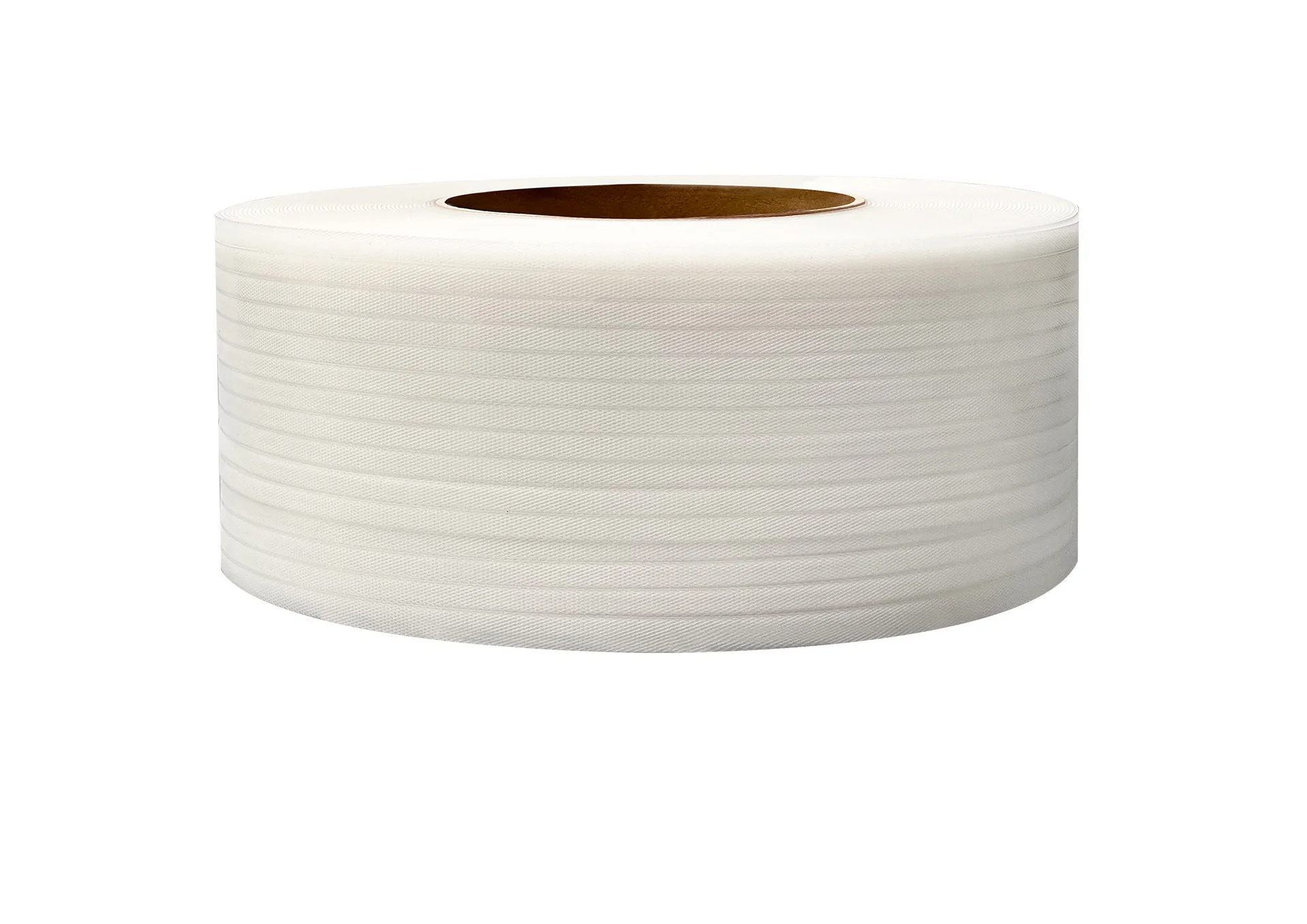 Strength 6000daN 19mm Wide Printable Heavy Duty Packaging Strapping Banding White Polyester (PET) Strapping Pallet Strap Coil