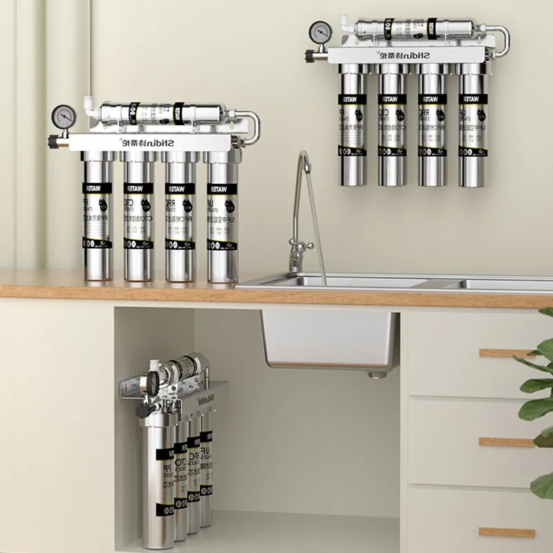 New Home Office Direct Drinking Water Purifier TDS Stainless Steel RO System Reverse Osmosis Water Filter Household Use Made PP