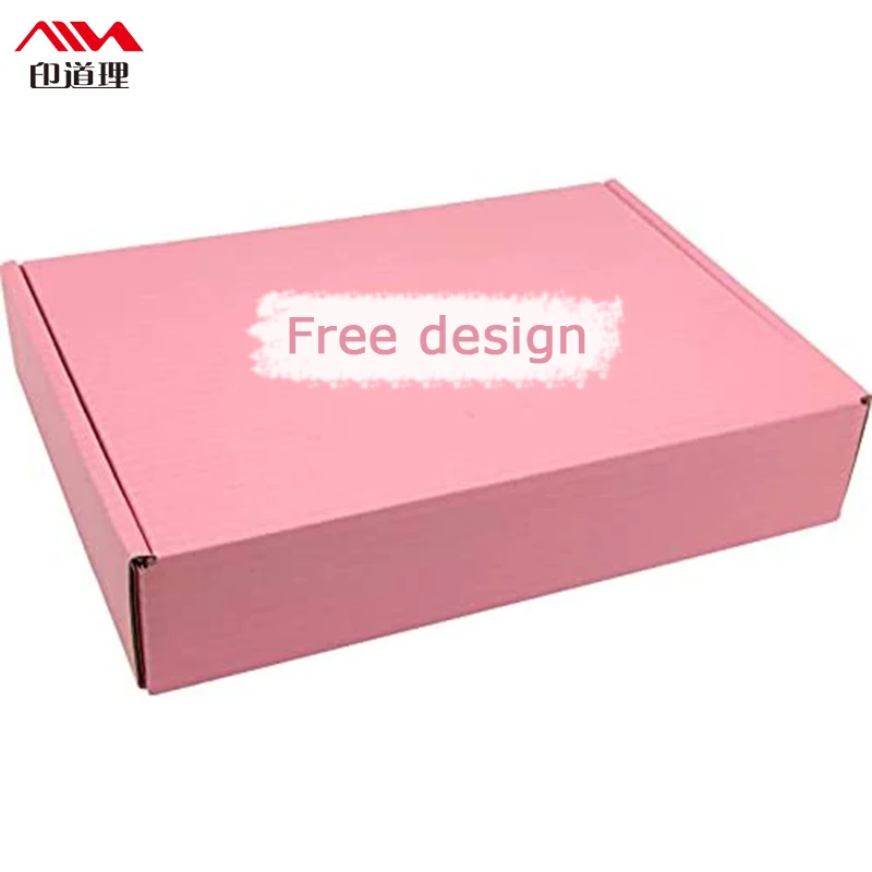 High Quality Shipping Boxes Packaging Coated Paper Sticker Folding Mailer Box