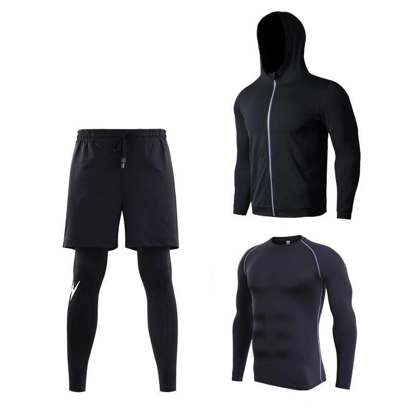 2020 Men Winter Track Suits Sweatsuit New Tracksuits Activewear Design Casual Fitness Man made in china