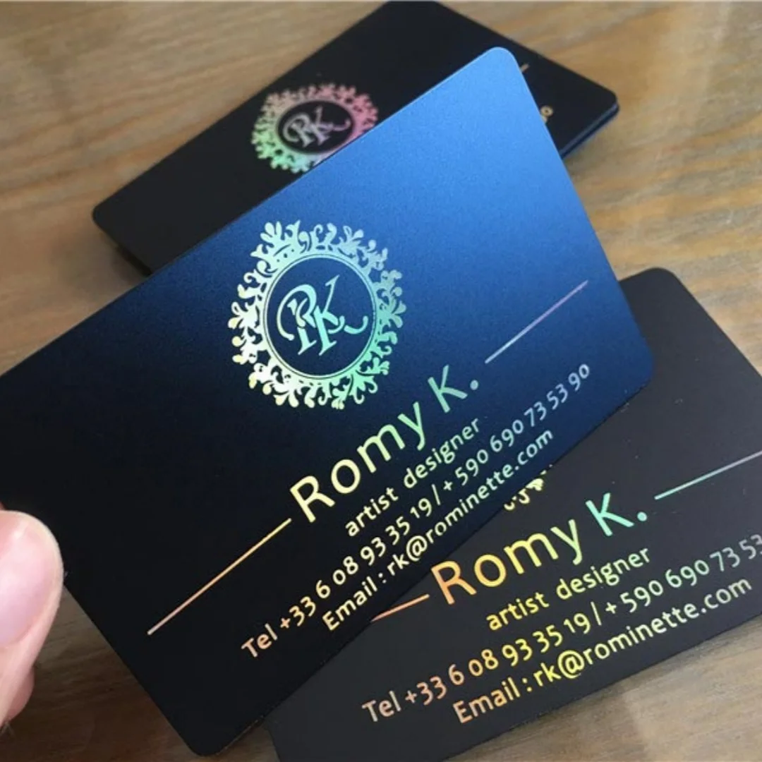 Профессиональная визитная карточка высокого качества из золотой фольги визитные карточки с тиснением пятен УФ