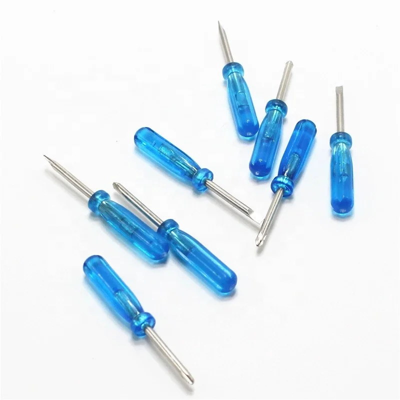 high quality easy to carry blue mini screwdriver