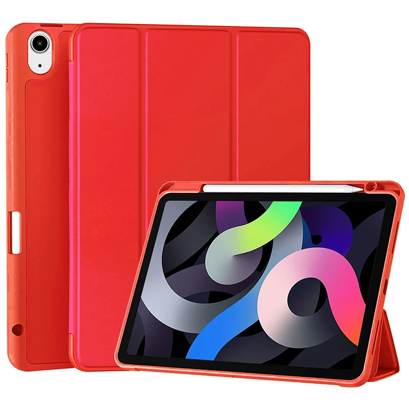 
TPU Hard Back Cover For 2020 New Apple iPad Air 4 10.9 inch Case Smart Auto Sleep/Wake Feature with Pencil 