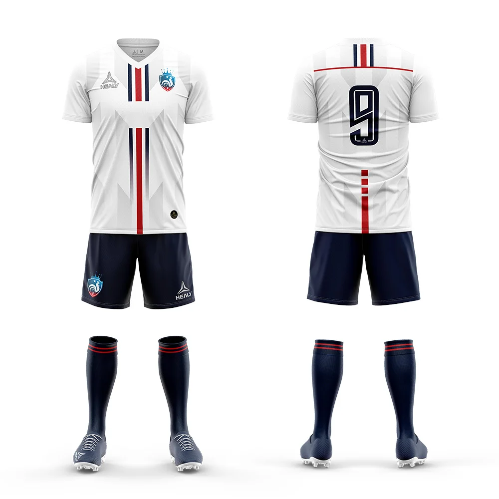 Original Design Club Football Uniform Custom Name and Number Soccer Jersey Kits Football Shirt
