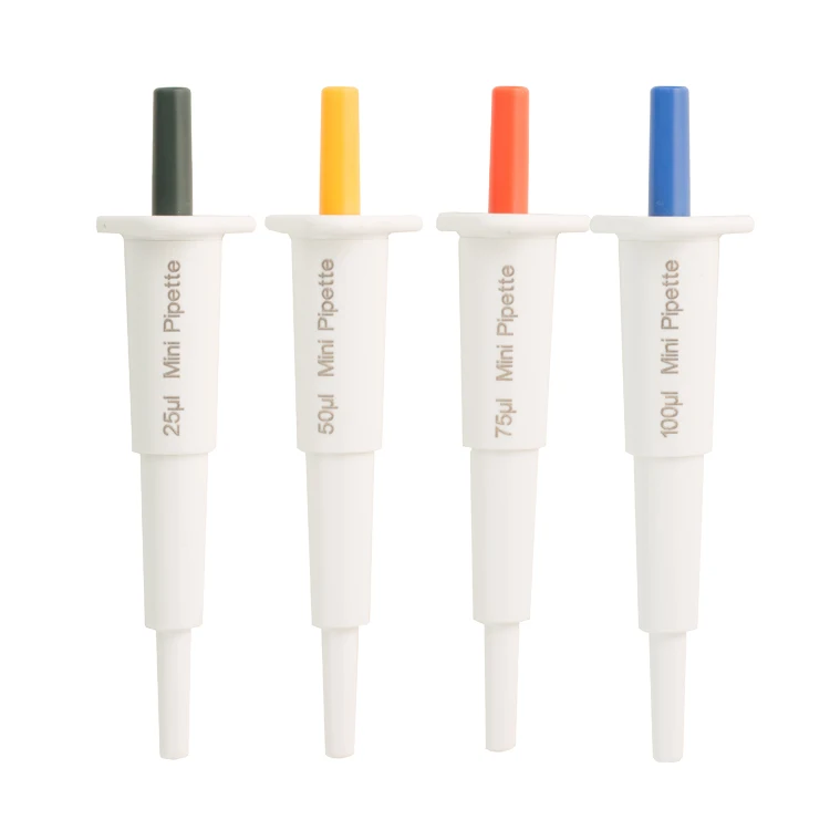 Лабораторные механические микропипетки DLAB 100ul-1000ul Mini Pen Micro Pipettes