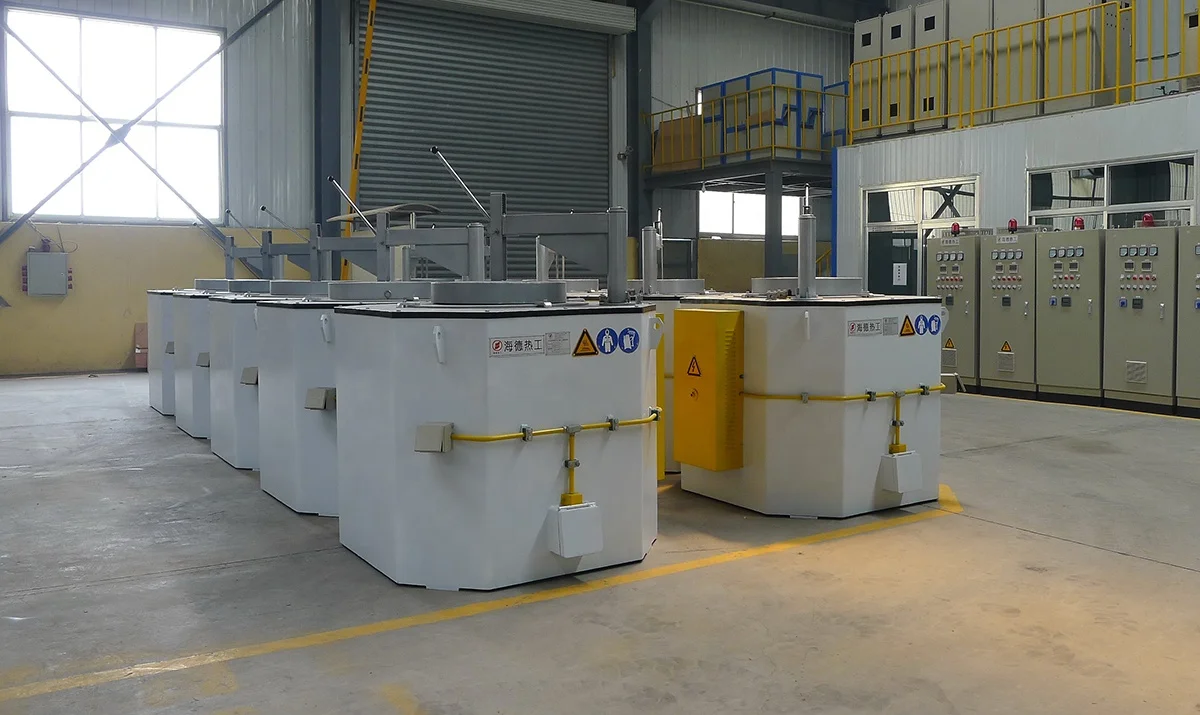 1000KG suspending titling aluminum scrap melting and holding crucible furnace