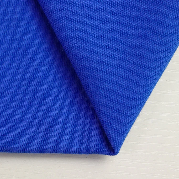 High Quality China Textiles Factory Custom 32S Combed Cotton Tshirt Fabrics Single Jersey Cloth Fabric