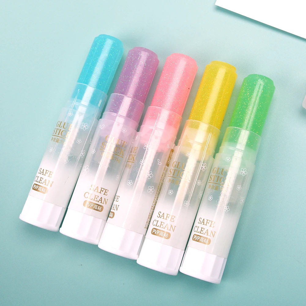 wholesale custom non toxic paper strong adhesive pvp glue school Office supplies high quality 8/15/21/36g PVA glue stick