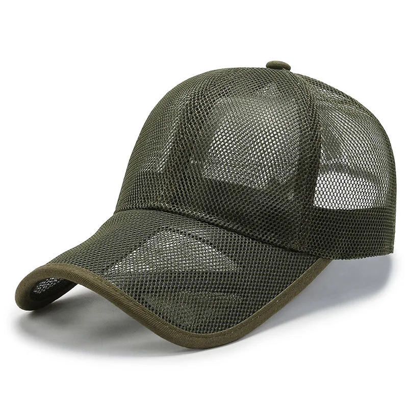 Wholesale Breathable Outdoor Baseball Trucker Cap Summer Mesh Cap For Man