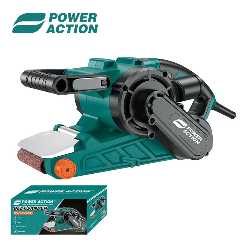 76X533MM 1200W Portable Automatic Hand Hold Electric Mini Belt Sander For Woodworking Metal Sanding