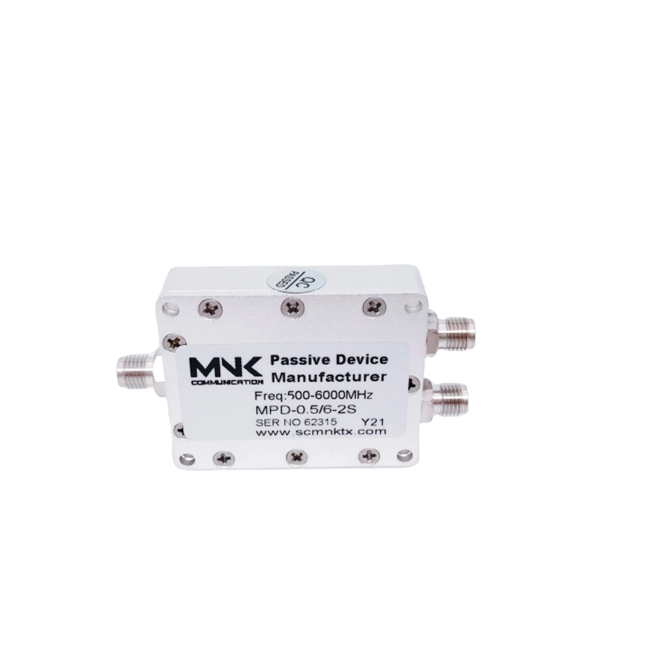 Hot SMA-F 500-6000MHz 2 Way power divider microstrip Wilkinson Splitter Factory direct