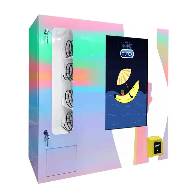 Hot sale mini  condom vending machine Durex adult products vending with wifi and card reader in the hotel
