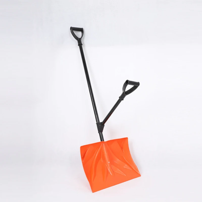 Folding Emergency Winter Survival Gear Skiing Camping Mud Red Collapsible Multifunctional Snow Shovel