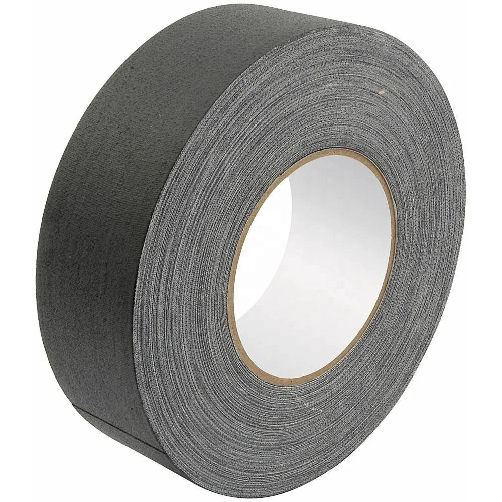 China custom Silver white blue black brown colored coloured printed cloth duct tape adhesive for air conditioner with logo