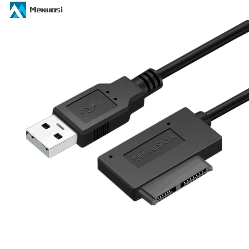 Преобразователь для ноутбука CD/DVD Slim Drive HDD Caddy Super Speed Usb2.0 оптический привод USB на жесткий диск SATA Кабель-адаптер