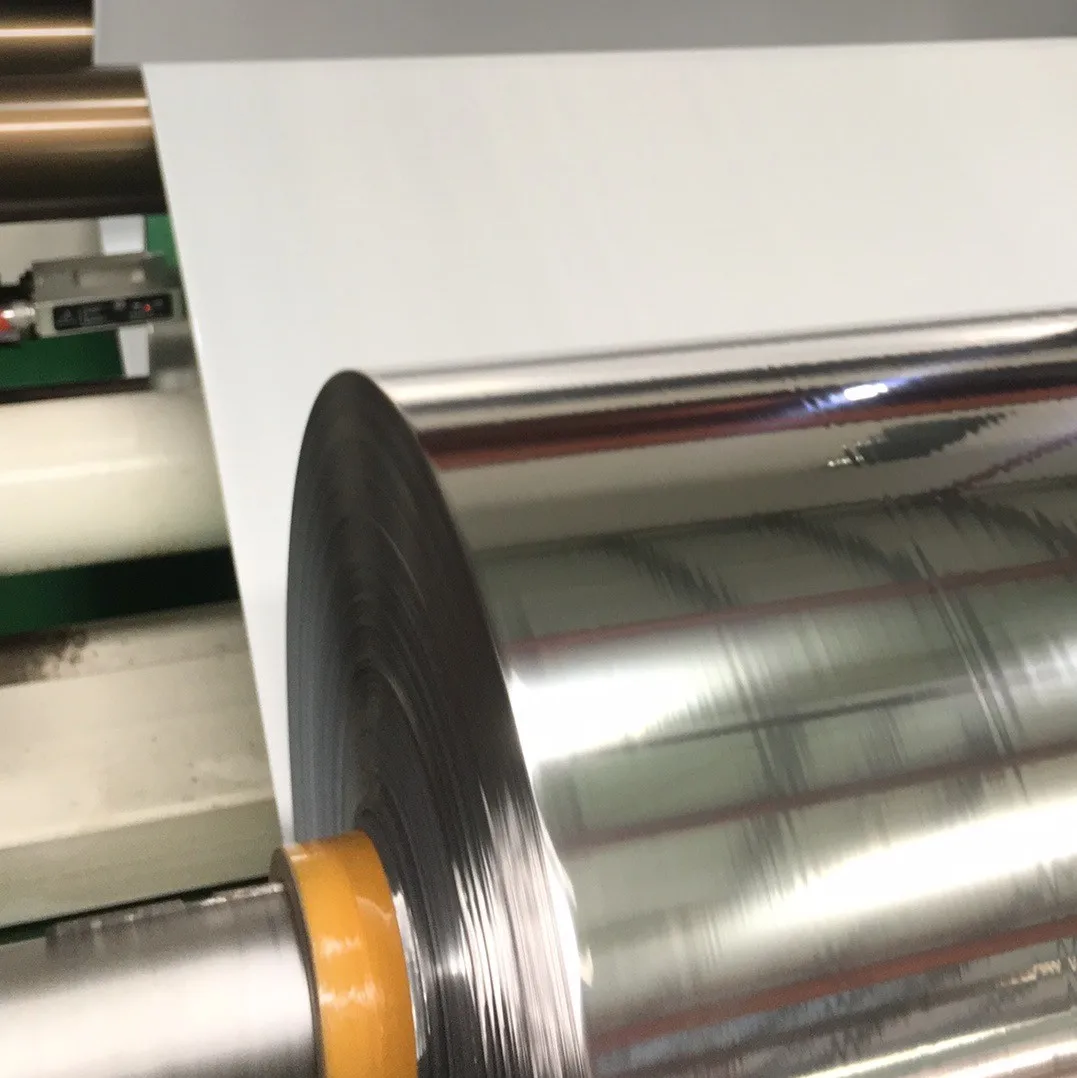 PET Laminating Film Metalized Polyester Roll Extruded LDPE for Insulation Materials
