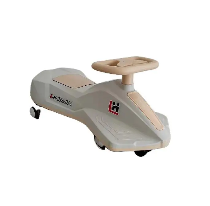 OYT Kids Ride On car Outdoor Toy baby Swing Car Kids twister swing Car With Led Light and horns slides